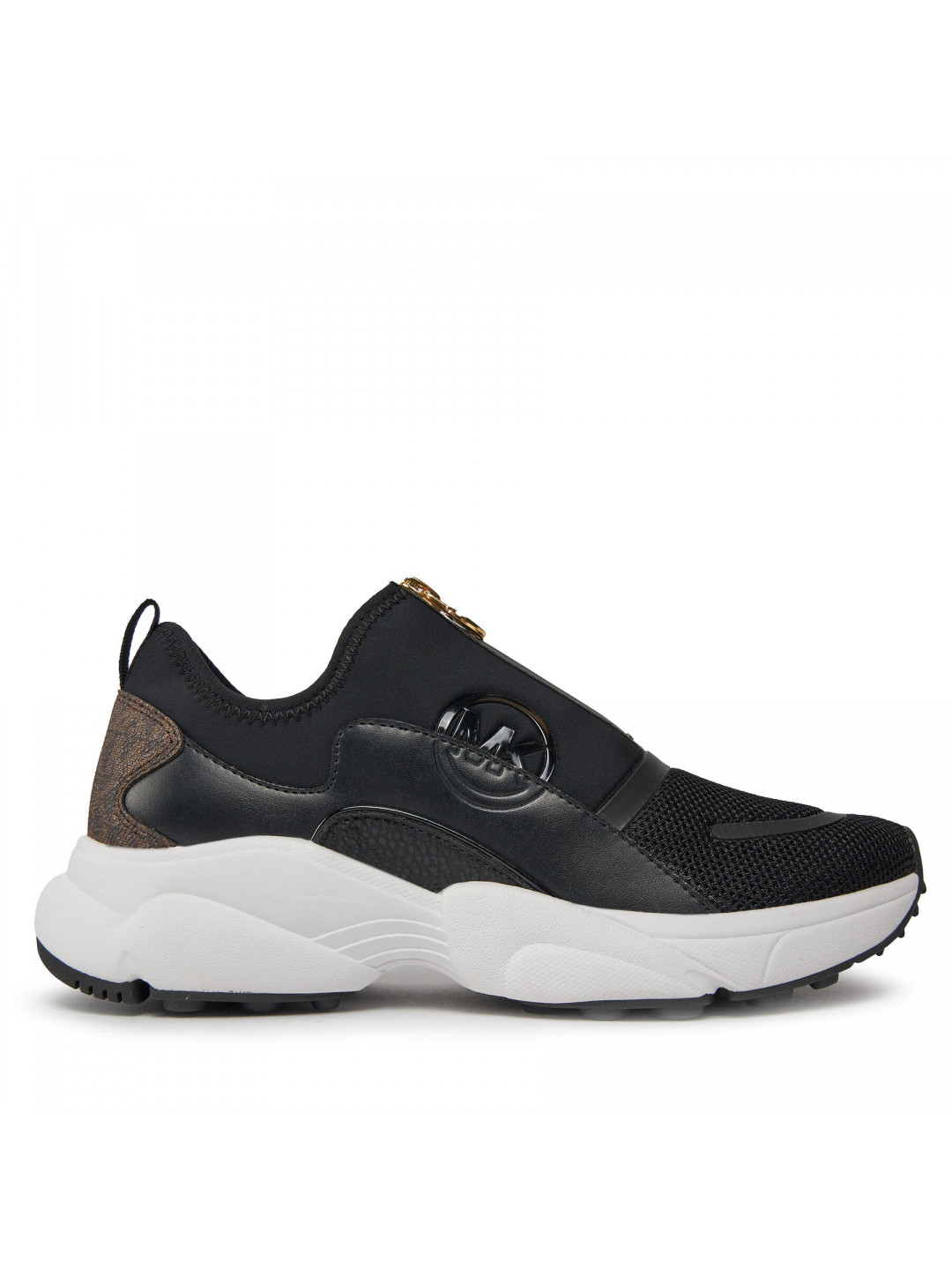 Sneakersy MICHAEL Michael Kors Sami Zip Trainer 43H3SMFSHD Černá